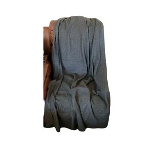 US Army Vintage Green Wool Blend 82" x 53" Blanket Throw Tailgate EUC